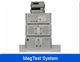 MagTest System to test the immunity against magnetic fields acc.  MIL-461 E, ISO 11452-8, EN 61000-4-8, SAE J551-17 etc.